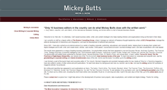 Desktop Screenshot of mickeybutts.com