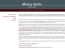 Tablet Screenshot of mickeybutts.com